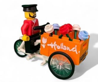 Hollands figuur met bakfiets